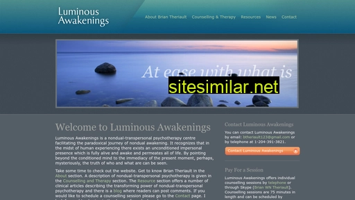 luminousawakenings.com alternative sites