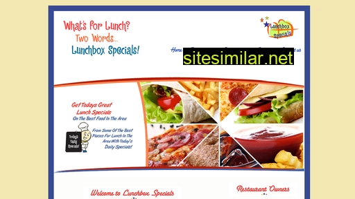 Lunchboxspecials similar sites