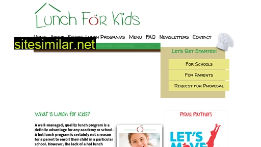 Lunch-for-kids similar sites