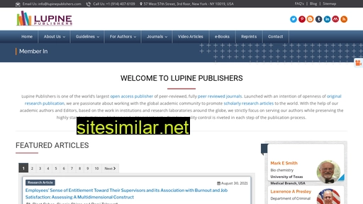lupinepublishers.com alternative sites
