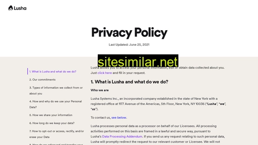 lushaprivacy.com alternative sites