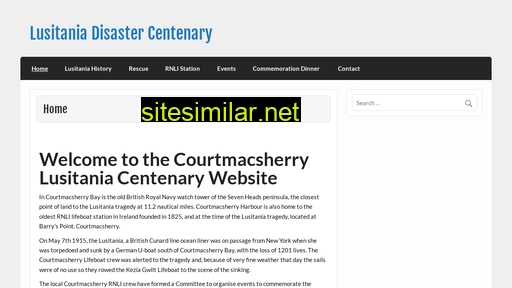 lusitaniacentenary.com alternative sites