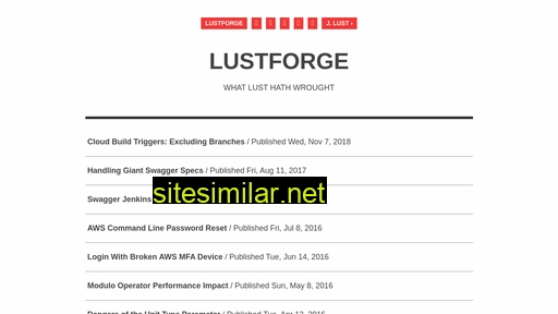 lustforge.com alternative sites