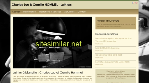 Luthier-hommel similar sites