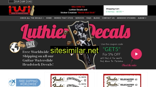 luthierdecals.com alternative sites