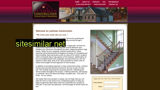 luthmanconstruction.com alternative sites