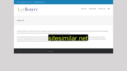 luxsurety.com alternative sites