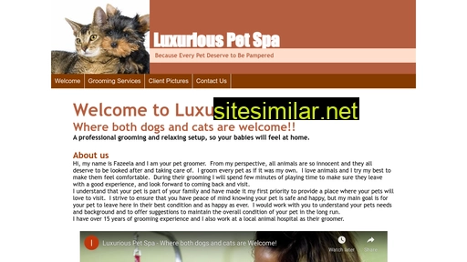 luxuriouspetspa.com alternative sites