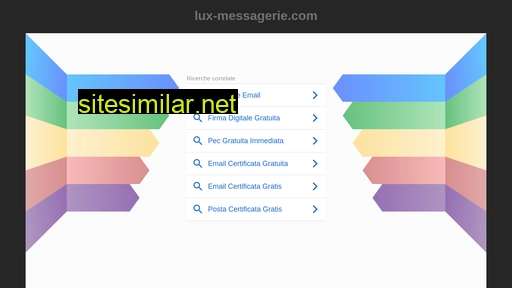 Lux-messagerie similar sites