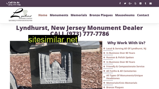 lyndhurst-nj-monuments.com alternative sites