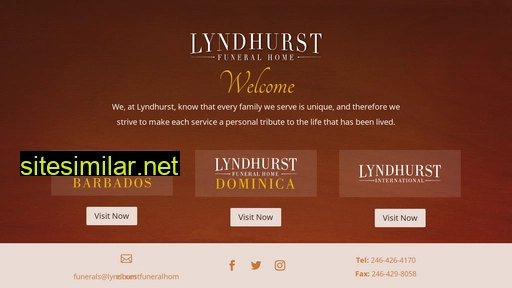 lyndhurstfuneralhome.com alternative sites