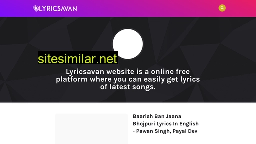 lyricsavan.blogspot.com alternative sites