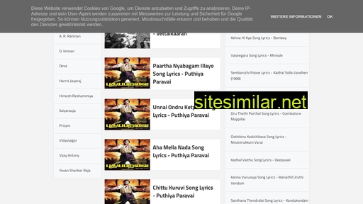 Lyricsspot similar sites