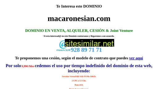 macaronesian.com alternative sites