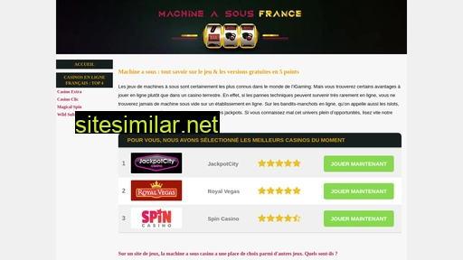 machineasousfrance.com alternative sites
