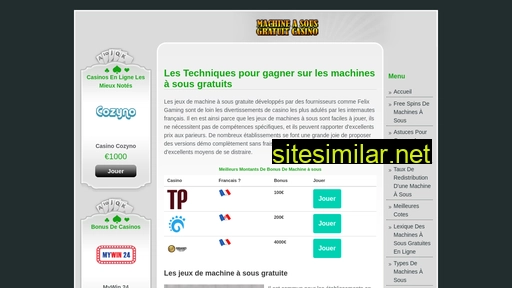 machineasousgratuitcasino.com alternative sites