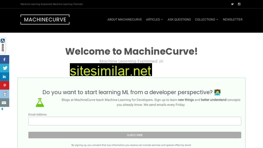 machinecurve.com alternative sites