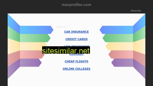 macprofiler.com alternative sites