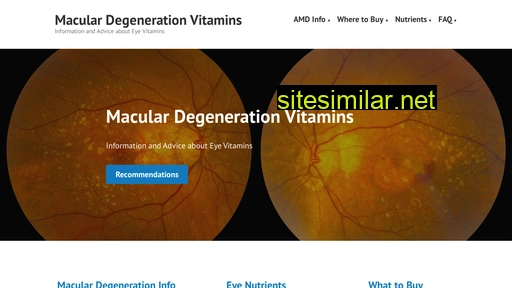 Macular-degeneration-vitamins similar sites