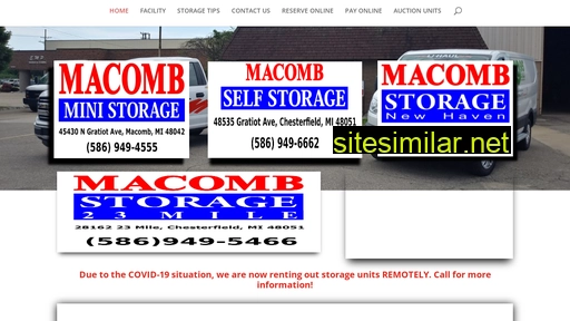 macombstorage23mile.com alternative sites