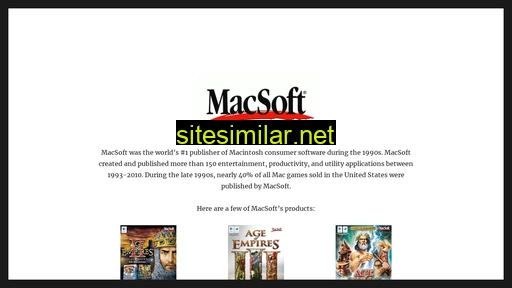 Macsoftgames similar sites