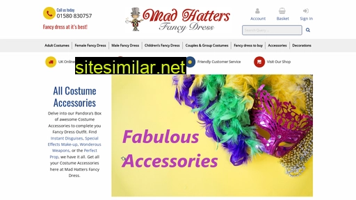 madhattersfancydress.com alternative sites