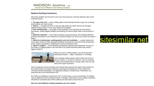 madison-roofing.com alternative sites