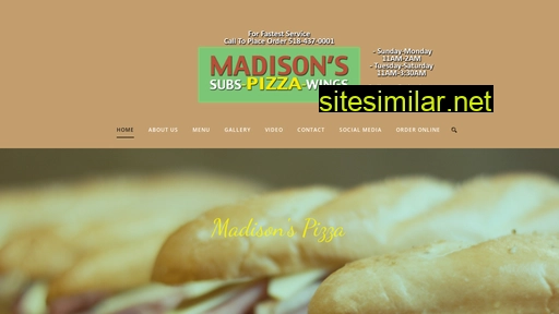 madisonspizza.com alternative sites