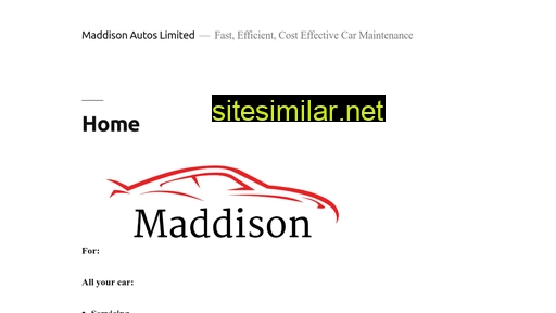 maddisonautos.com alternative sites