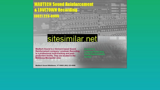 madtechsound.com alternative sites