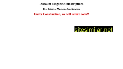 magazinejunction.com alternative sites