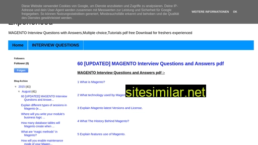 magento-interviewquestions.blogspot.com alternative sites