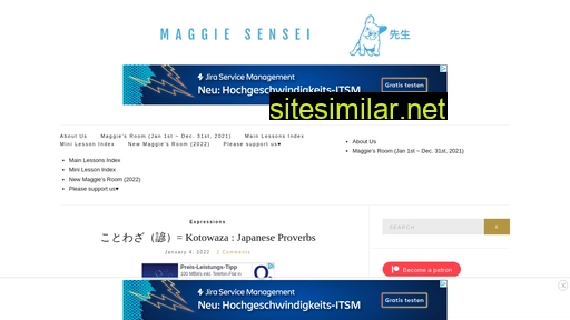 maggiesensei.com alternative sites