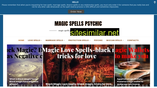 Magicspellspsychic similar sites