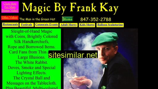 magicbyfrankkay.com alternative sites