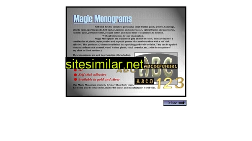 magicmonograms.com alternative sites