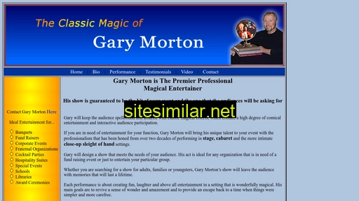magicofgarymorton.com alternative sites