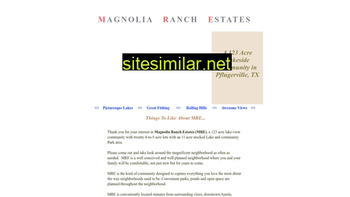magnoliaranchestates.com alternative sites