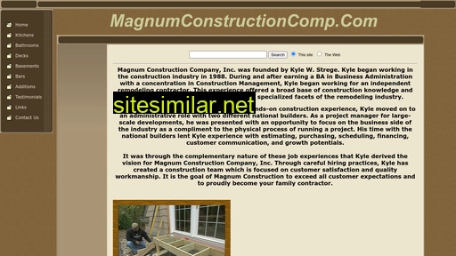 Magnumconstructioncomp similar sites