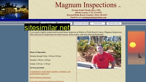 Magnuminspections similar sites