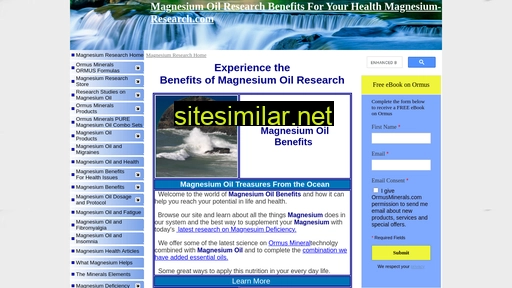 magnesium-research.com alternative sites