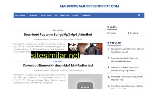 Mahasiswamusic similar sites