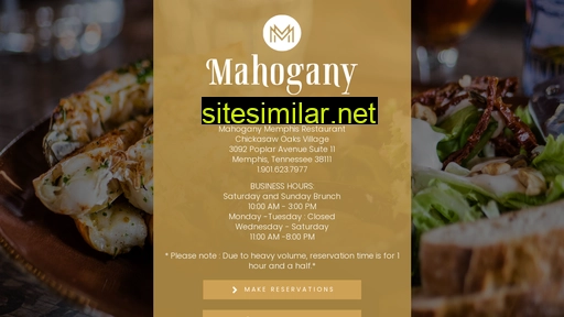 mahoganymemphistn.com alternative sites