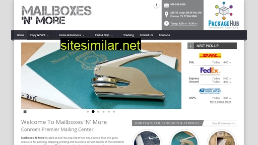 mailboxesconroe.com alternative sites