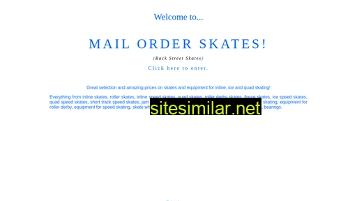 mailorderskates.com alternative sites