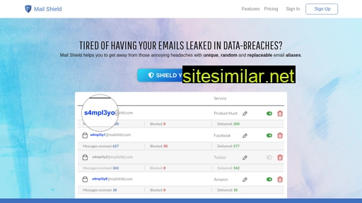 Mailshld similar sites