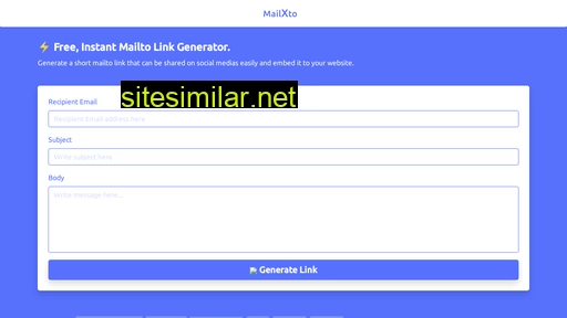 mailxto.com alternative sites