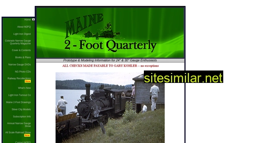 maine2footquarterly.com alternative sites