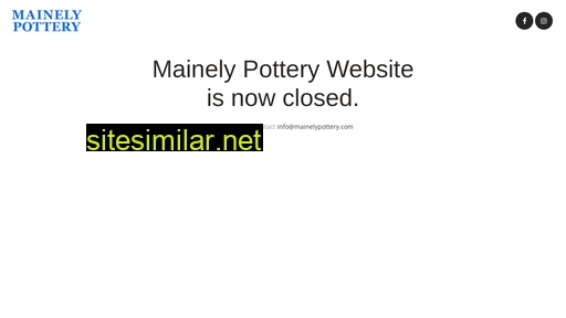 mainelypottery.com alternative sites