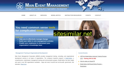 maineventmanagement.com alternative sites